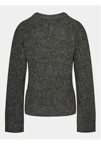 Gina Tricot Sweter 20776 Szary Regular Fit. Kolor: szary. Materiał: syntetyk