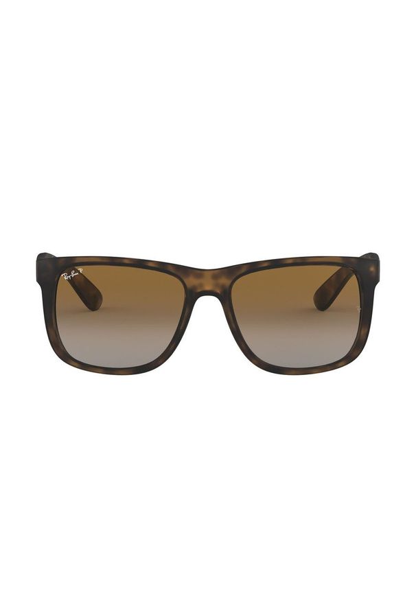 Ray-Ban - Okulary Justin. Kolor: brązowy
