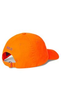 Polo Ralph Lauren Czapka z daszkiem Cls Sprt Cap 211912843009 Pomarańczowy. Kolor: pomarańczowy. Materiał: materiał