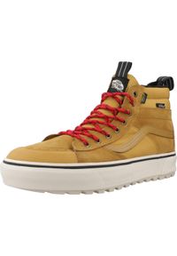 Buty Dorosły Vans Mte Sk8-Hi Waterproof brązowy. Okazja: na co dzień. Kolor: żółty. Styl: casual