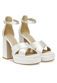 Buffalo Sandały Bonny 1291411 Biały. Kolor: biały. Materiał: materiał #2