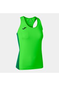 Koszulka do biegania damska Joma R-Winner bez rękawów. Kolor: zielony. Długość rękawa: bez rękawów