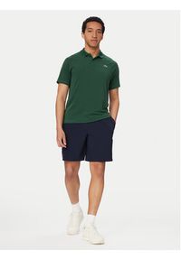 Lacoste Polo DH0159 Zielony Regular Fit. Typ kołnierza: polo. Kolor: zielony. Materiał: syntetyk #4