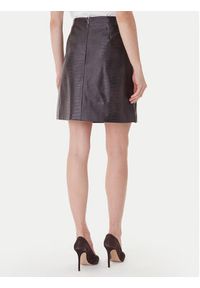 JOOP! Spódnica z imitacji skóry 58 253S58Saron 30048904 Brązowy Regular Fit. Kolor: brązowy. Materiał: skóra