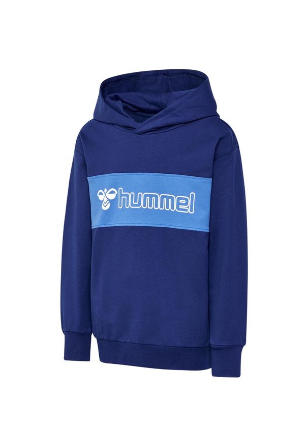 Bluza z kapturem dziecięca Hummel hml ATLAS HOODIE. Typ kołnierza: kaptur. Kolor: niebieski