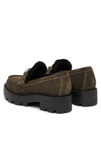Guess Loafersy FLFYKY SUE14 Zielony. Kolor: zielony. Materiał: zamsz, skóra #4