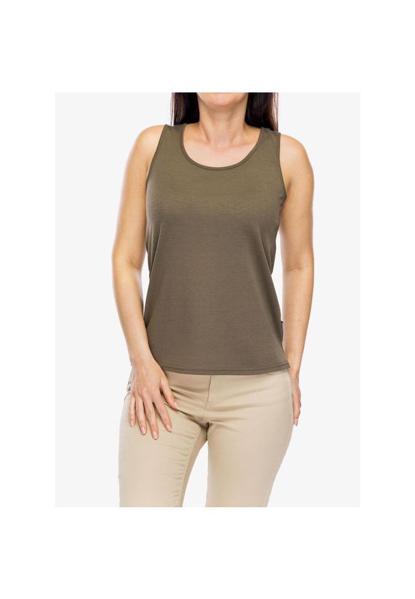 ROYAL ROBBINS - Top damski Royal Robbins Spotless Evolution Tank. Kolor: zielony