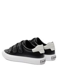 Calvin Klein Sneakersy Vulcanized Slip On Velcro Lth HW0HW01909 Czarny. Zapięcie: bez zapięcia. Kolor: czarny #3