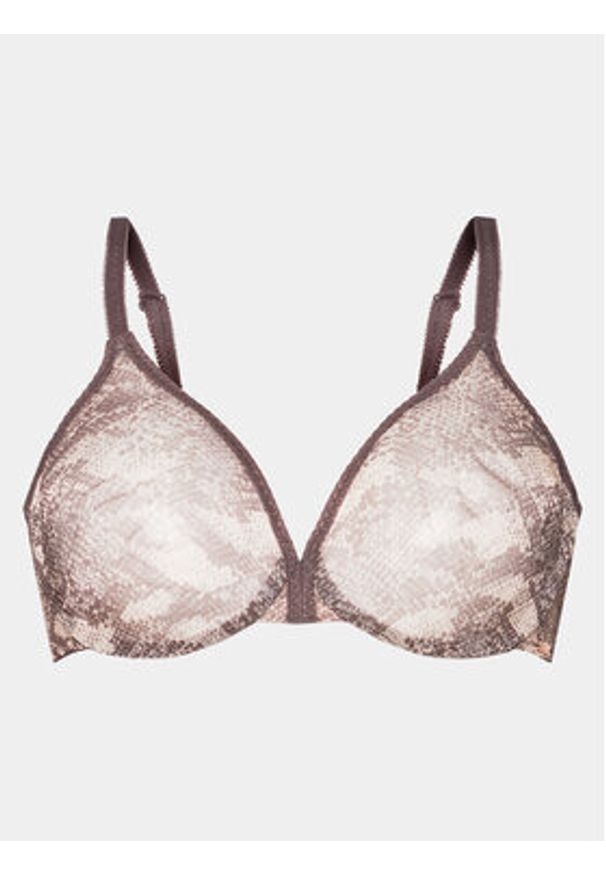 Gossard Biustonosz braletka Glossies Snake 13011 Szary. Kolor: szary. Materiał: syntetyk