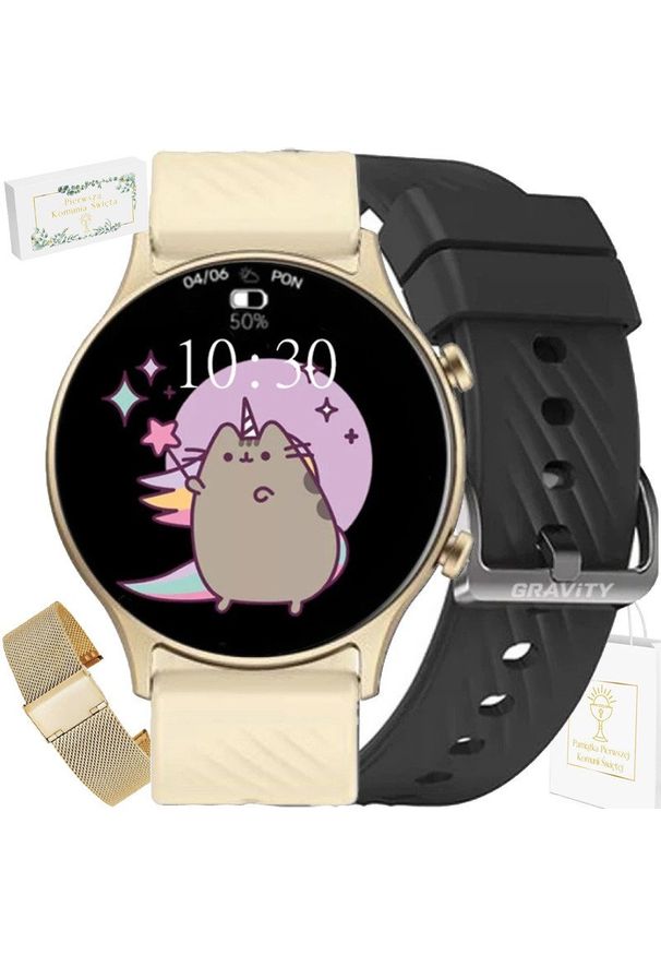 Gravity - Zegarek na Komunię SMARTWATCH GRAVITY GT19-8 / 3 paski. Rodzaj zegarka: smartwatch