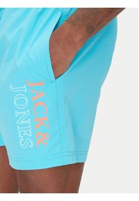 Jack & Jones - Jack&Jones Szorty kąpielowe Maui 12272799 Niebieski Regular Fit. Kolor: niebieski. Materiał: syntetyk #4