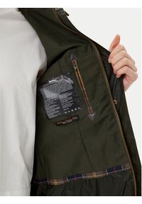 Barbour Kurtka przejściowa Beadnell Wax LWX0827OL51 Zielony Regular Fit. Kolor: zielony. Materiał: bawełna