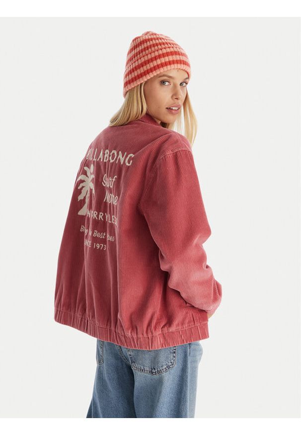 Billabong Kurtka przejściowa Chill Time EBJJK00174 Różowy Regular Fit. Kolor: różowy. Materiał: bawełna