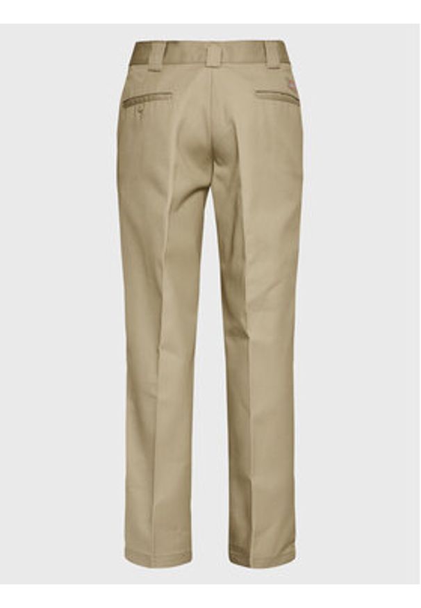 Dickies Spodnie materiałowe Work DK0A4XK9KHK Beżowy Slim Fit. Kolor: beżowy. Materiał: syntetyk