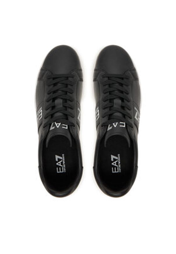EA7 Emporio Armani Sneakersy 7X000332 AF10848 MC001 Czarny. Kolor: czarny. Materiał: skóra