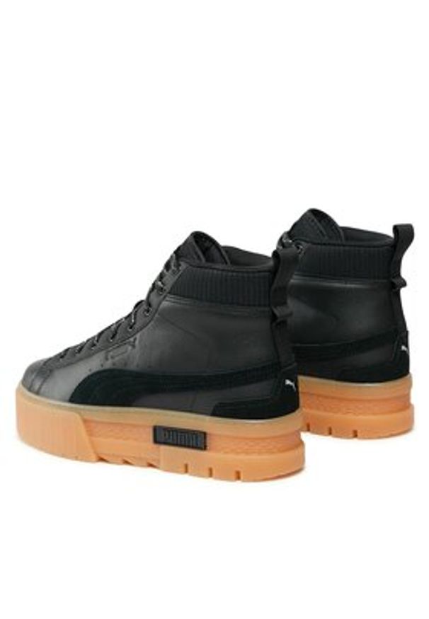 Puma Sneakersy Mayze Mid Gentle Wns 393085 01 Czarny. Kolor: czarny. Materiał: skóra