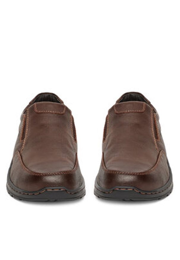 Go Soft Półbuty RELAX-01 MI18 Brązowy. Kolor: brązowy. Materiał: skóra