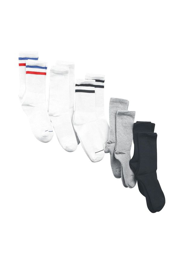 Urban Classics - Skarpetki Męskie Sporty 10pak. Kolor: wielokolorowy, szary, czarny, brązowy