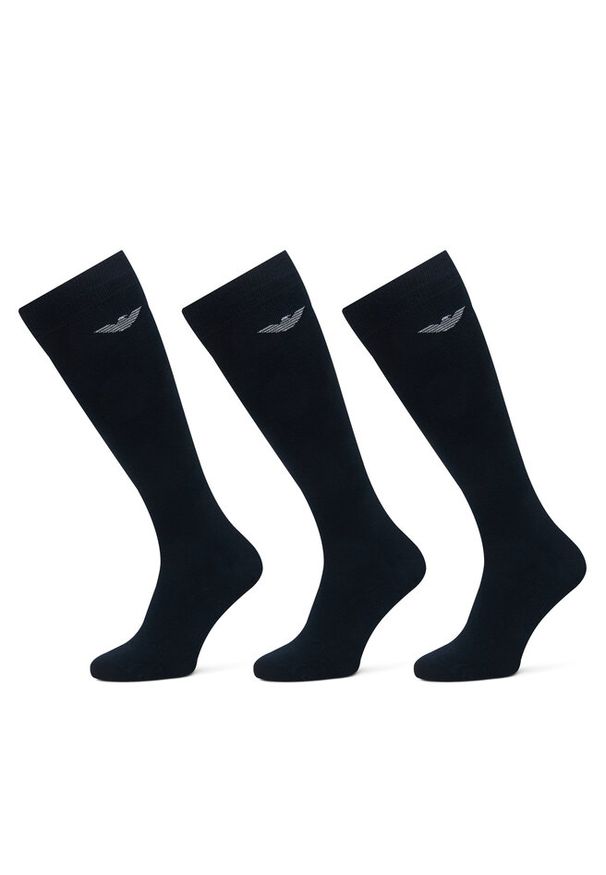 Skarpety długie Emporio Armani Underwear. Kolor: niebieski