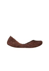 melissa - Baleriny Melissa Campana Flow AD Brown 010378, Brąz, Guma - 37. Kolor: złoty. Materiał: tworzywo sztuczne. Wzór: ażurowy, aplikacja. Sezon: lato #1