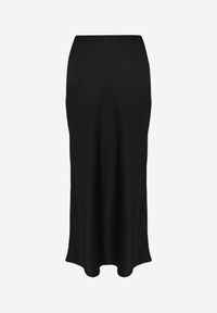 Renee - Czarna Satynowa Spódnica Maxi High Waist Formia. Stan: podwyższony. Kolor: czarny. Materiał: satyna #7