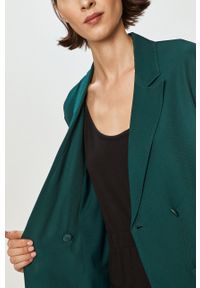 Armani Exchange - Marynarka. Kolor: zielony. Materiał: tkanina. Styl: klasyczny #5