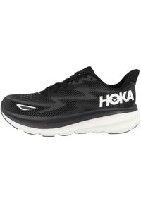 HOKA - Obuwie do Biegania dla Dorosłych Clifton 9. Kolor: czarny, niebieski. Materiał: guma, materiał, syntetyk, tkanina