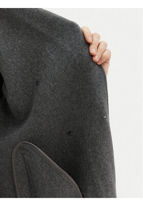 Motivi Płaszcz wełniany 0065W000087N Szary Regular Fit. Kolor: szary. Materiał: syntetyk