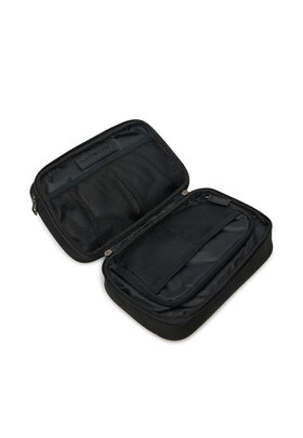 TOMMY HILFIGER - Tommy Hilfiger Kosmetyczka Travel Washbag AM0AM13526 Czarny. Kolor: czarny. Materiał: materiał