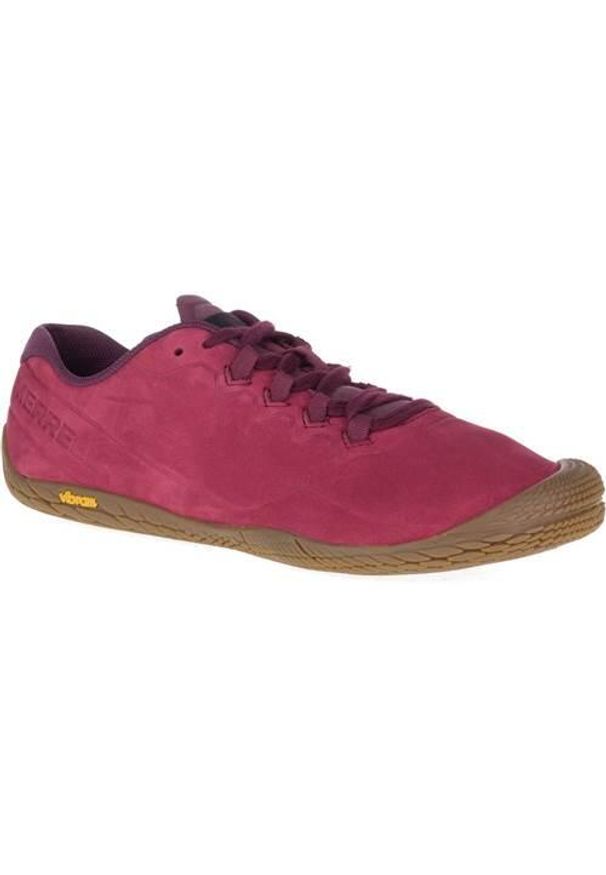 Buty Do Chodzenia Damskie Merrell Vapor Glove 3 Luna LTR. Kolor: czerwony. Sport: turystyka piesza