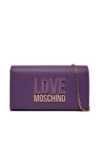 Love Moschino - LOVE MOSCHINO Torebka JC4213PP1ILQ165A Fioletowy. Kolor: fioletowy. Materiał: skórzane