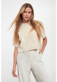Marella Sport - Sweter damski z cekinami Depend MARELLA SPORT. Styl: sportowy