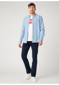 Wrangler - MĘSKIE SPODNIE JEANSOWE WRANGLER GREENSBORO IRON BLUE W15QLT35X 112141197