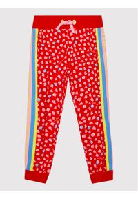 THE MARC JACOBS - The Marc Jacobs Spodnie dresowe W14287 S Czerwony Regular Fit. Kolor: czerwony. Materiał: wiskoza #1