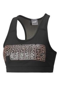 Stanik sportowy damski Puma Mid Impact 4Keeps Puma czarny. Kolor: czarny. Sport: fitness #1