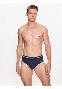 Aeronautica Militare Komplet slipów AM1USL001 Granatowy. Kolor: niebieski. Materiał: bawełna #4