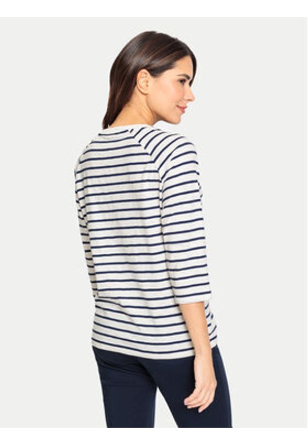 Olsen Bluzka 11104774 Biały Regular Fit. Kolor: biały. Materiał: bawełna