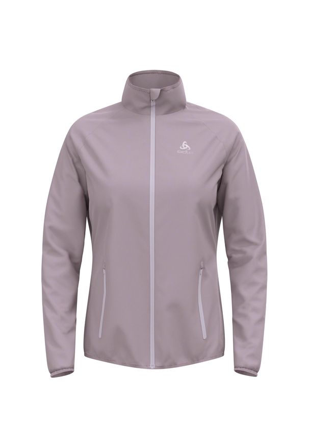 Odlo - Kurtka techniczna damska ODLO Essential Light Jacket. Kolor: fioletowy. Materiał: materiał. Sport: turystyka piesza