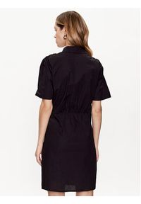 LTB Sukienka koszulowa Coyobo 40017 25008 Czarny Regular Fit. Kolor: czarny. Materiał: bawełna. Typ sukienki: koszulowe
