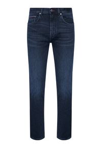 TOMMY HILFIGER - Tommy Hilfiger Jeansy Core Bleecker MW0MW15593 Granatowy Slim Fit. Kolor: niebieski