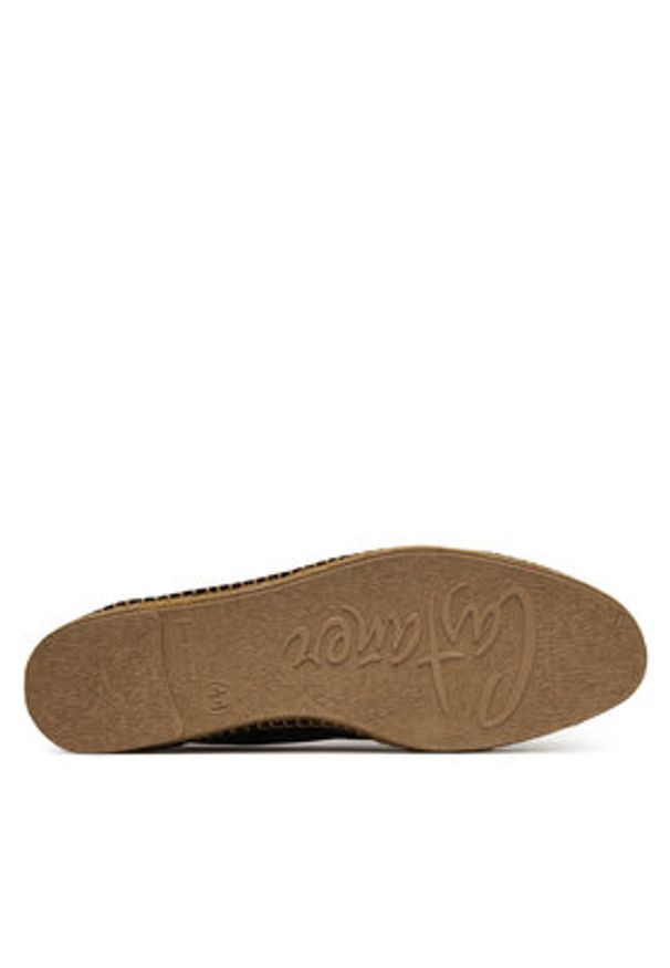Castañer Espadryle Nacho T 23417 Czarny. Kolor: czarny. Materiał: skóra, zamsz