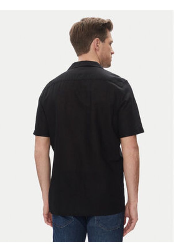 Calvin Klein Koszula K10K114197 Czarny Regular Fit. Kolor: czarny. Materiał: bawełna
