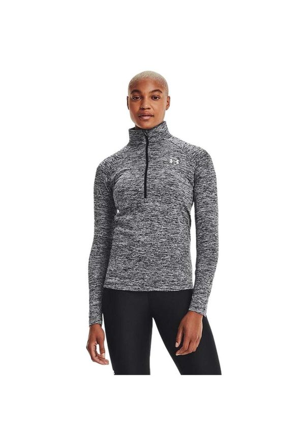 Bluza fitness damska Under Armour Tech 1/2 Zip - Twist. Kolor: szary, wielokolorowy. Sport: fitness