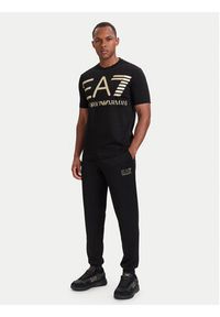 EA7 Emporio Armani T-Shirt 7M002200 AF27188 MC004 Czarny Regular Fit. Kolor: czarny. Materiał: bawełna #2