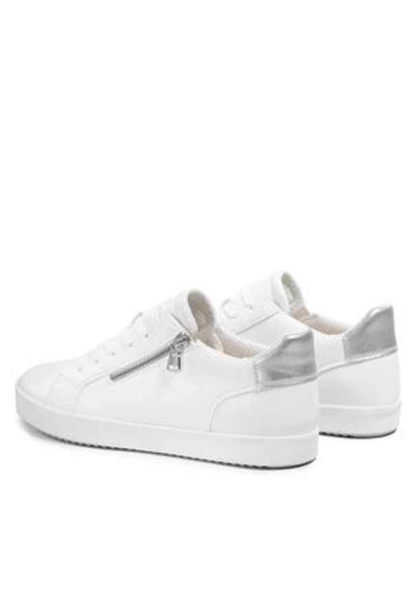 Geox Sneakersy D Blomiee A D026HA 000BC C1405 Biały. Kolor: biały. Materiał: skóra