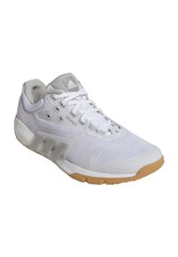 Adidas - Buty adidas Dropset Trainers W GX7959 białe. Zapięcie: sznurówki. Kolor: biały. Materiał: guma, materiał. Szerokość cholewki: normalna. Sport: fitness #7