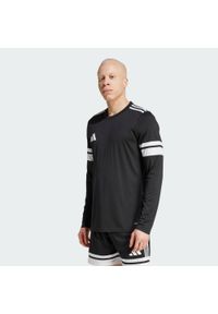 Adidas - Koszulka Squadra 25 Long Sleeve. Kolor: biały, czarny, wielokolorowy. Materiał: materiał. Długość rękawa: długi rękaw #1