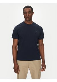 Save The Duck T-Shirt DT1194M BESY20 Granatowy Regular Fit. Kolor: niebieski. Materiał: bawełna #1