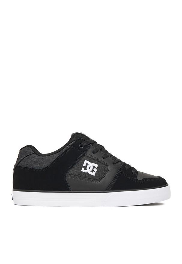 DC Sneakersy EO-PURE DC01782006 Czarny. Kolor: czarny. Materiał: nubuk, skóra
