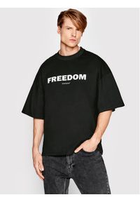 Americanos T-Shirt Unisex Brooklyn Heavy Czarny Oversize. Kolor: czarny. Materiał: bawełna #1